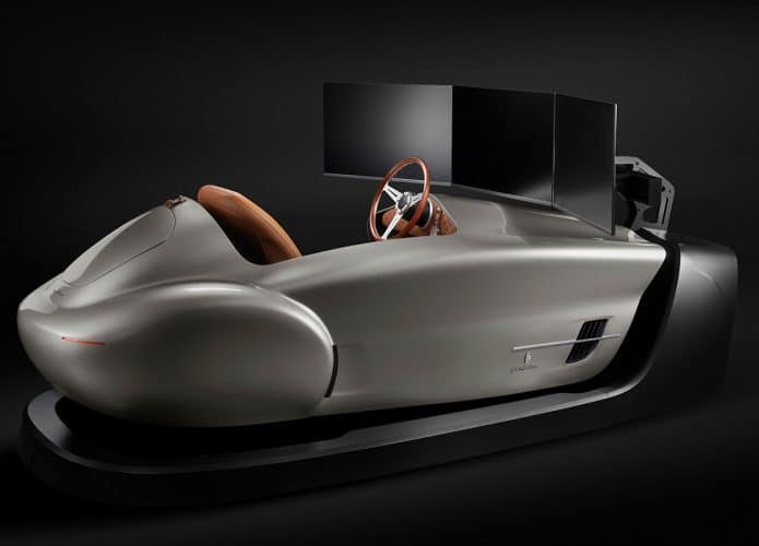 Simulador eClassic Leggenda da Pininfarina e TCCT na cor prateada