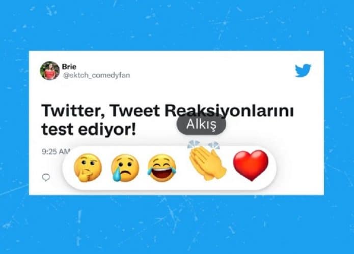 Twitter testa reações com emojis
