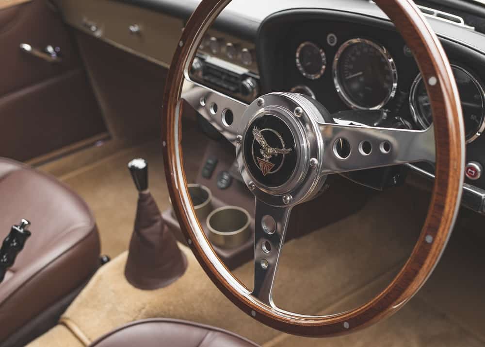 Espaço interno do Graber Super Coupé, da Alvis
