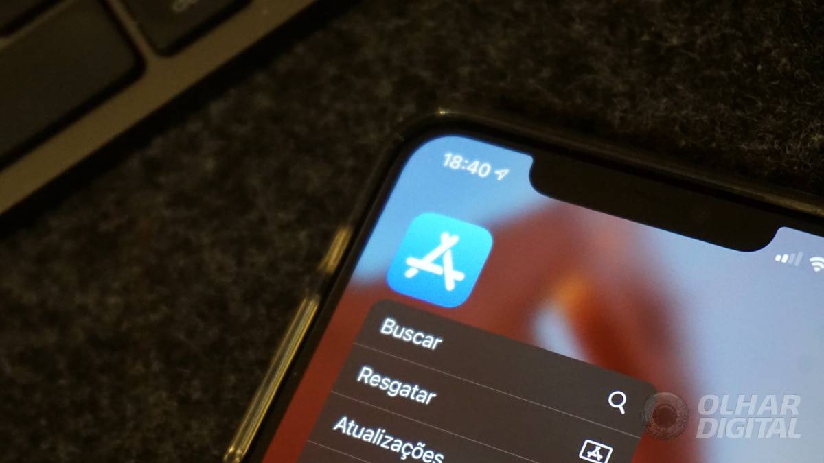 App Store no iPhone (Imagem: André Fogaça/Olhar Digital)