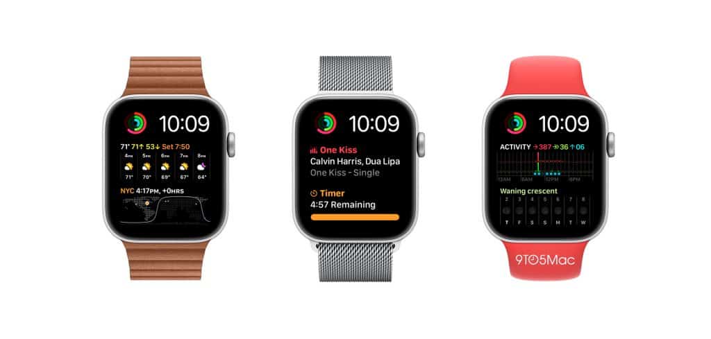 Apple Watch 7 tem novas imagens renderizadas divulgadas. Imagem: 9to5Mac