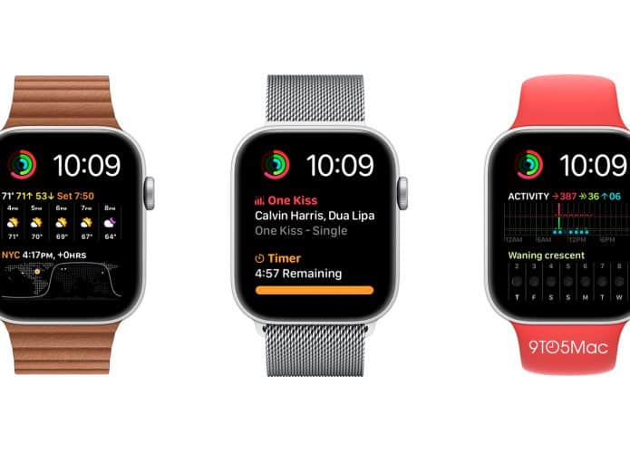 Apple Watch 7 tem novas imagens renderizadas divulgadas. Imagem: 9to5Mac