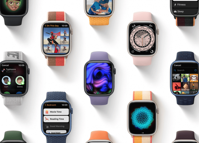 Apple Watch com o watchOS 8 (Imagem: divulgação/Apple)