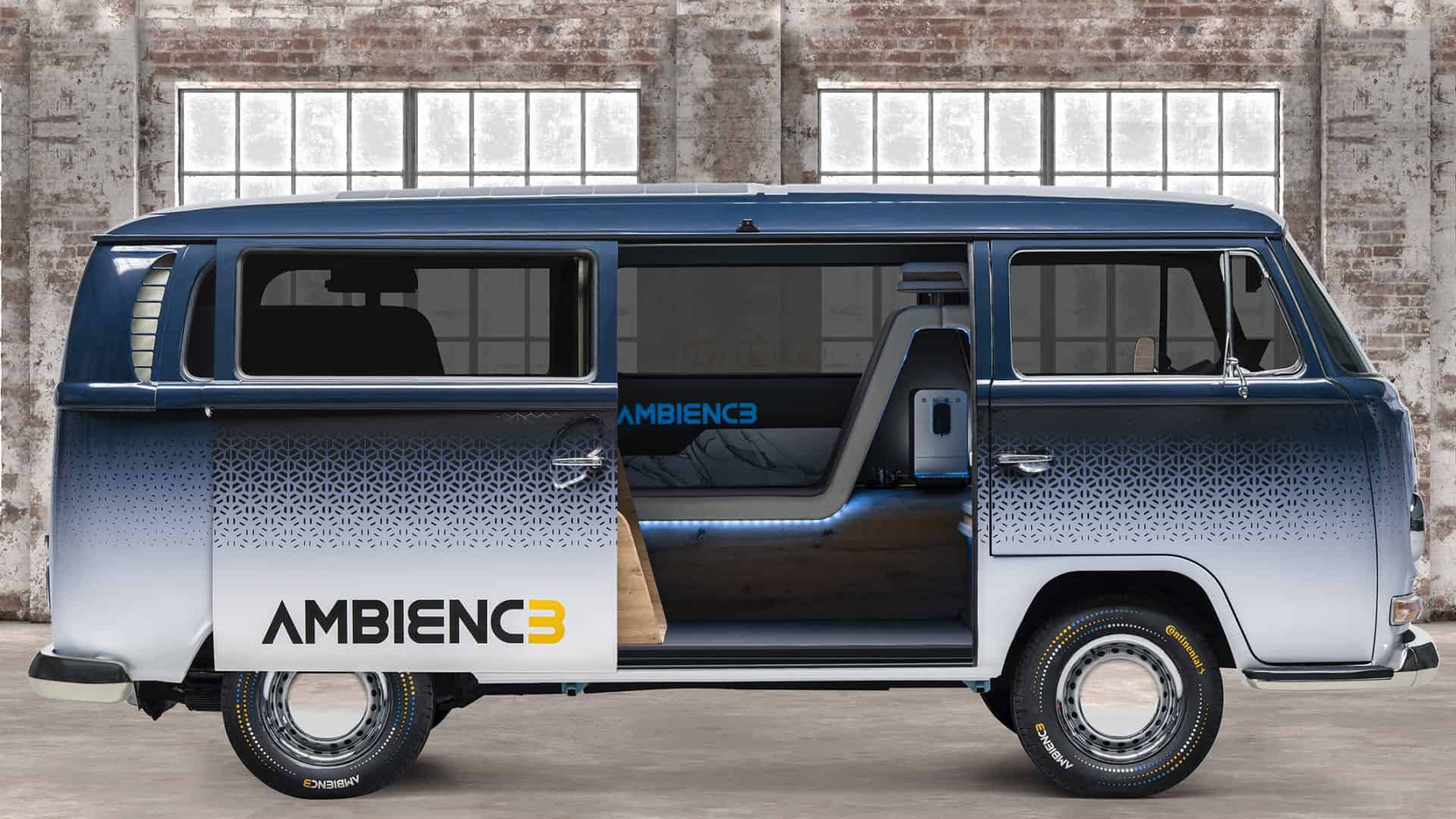 Carro-conceito Ambienc3 é uma Kombi