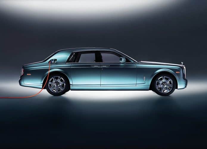 Phantom EE, carro elétrico experimental da Rolls-Royce que faz parte dos trabalhos da empresa nesse sentido