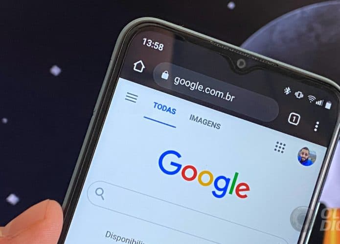 Google no Android (Imagem: André Fogaça/Olhar Digital)