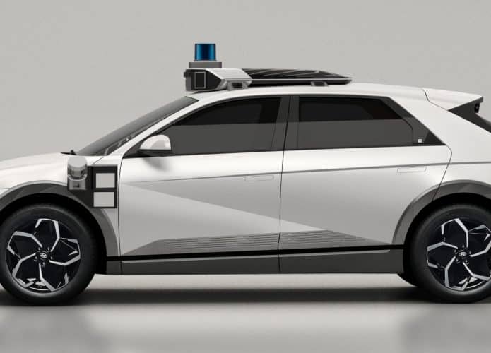 Ioniq 5, da Hyundai, que será o táxi autônomo da Lyft em 2023