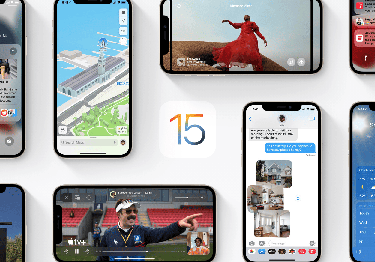 iOS 15 (Imagem: divulgação/Apple)