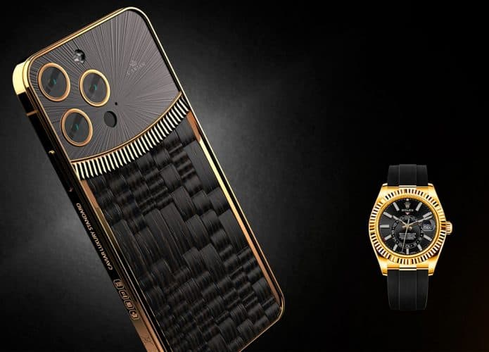 Luxo para poucos: Caviar lança versões do iPhone 13 inspiradas em relógios da Rolex