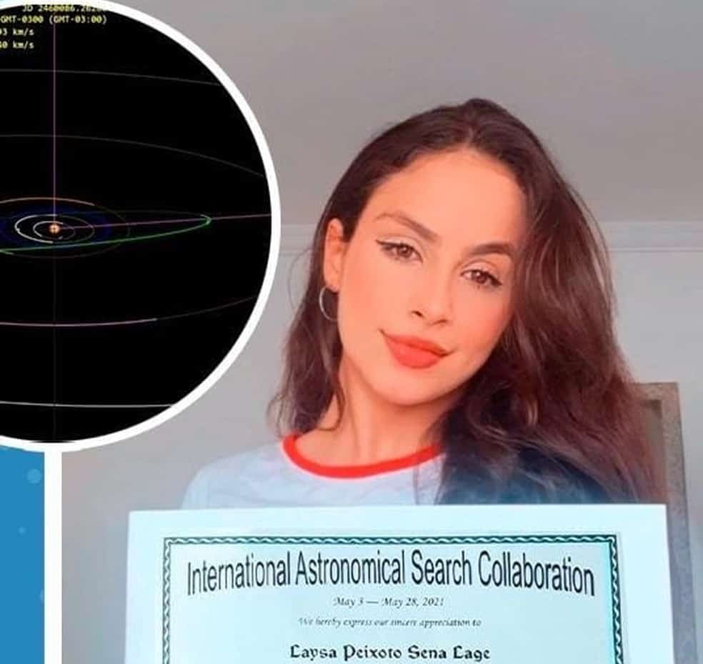 Brasileira de 18 anos descobre novo asteroide em pesquisa para a Nasa