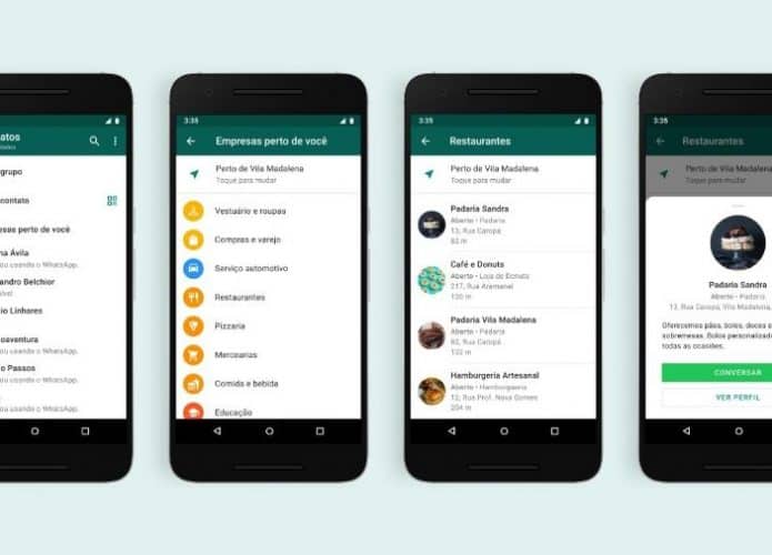 WhatsApp no estilo google maps