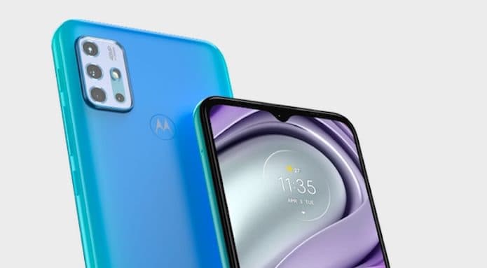 Motorola Moto E20 (Imagem: divulgação/Motorola)