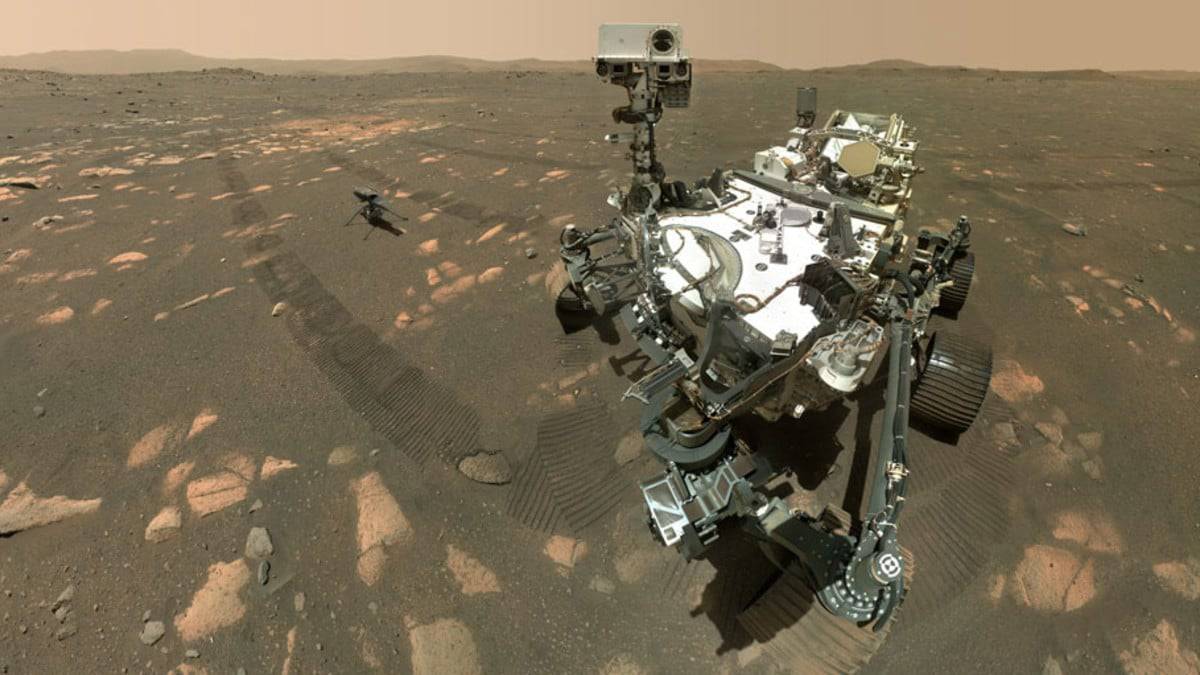 Rover Perseverance faz 
