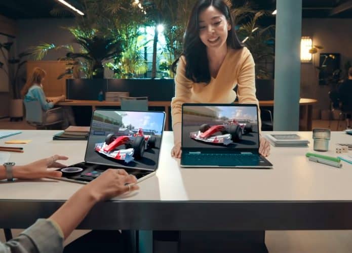 FlexNote, protótipo de notebook com tela OLED dobrável da Samsung Display