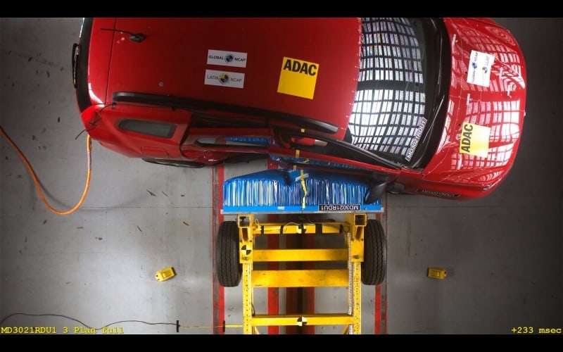Teste de impacto do Renault Duster pela NCAP