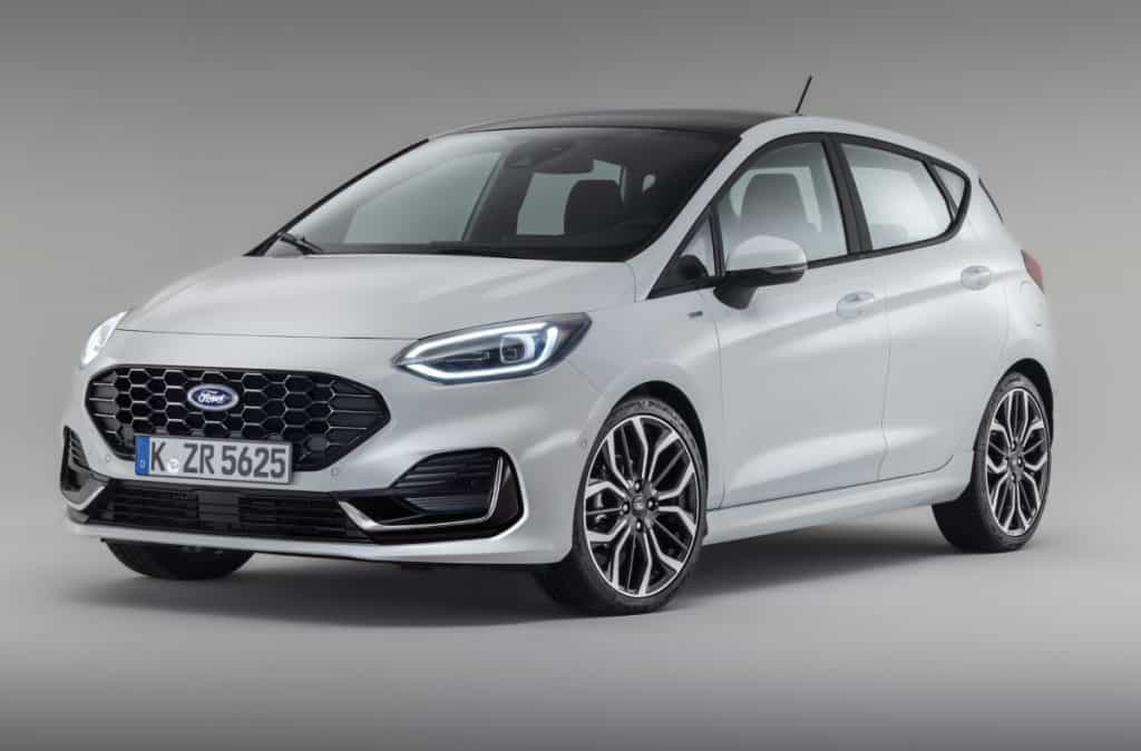 Ford Fiesta modelo de 2022 para a Europa