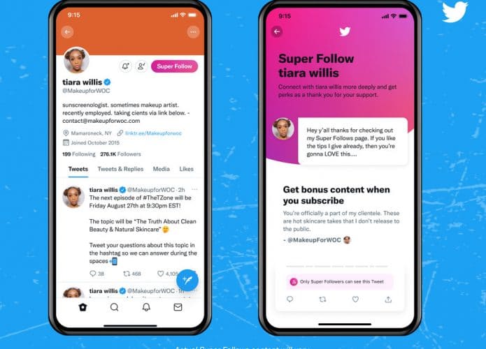 Twitter Super Follow