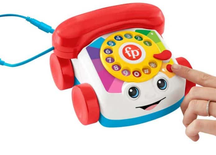 telefone de brinquedo da Fisher Price