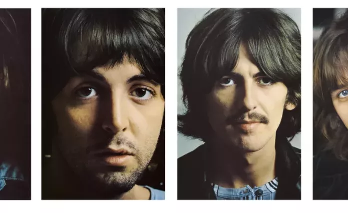 Os quatro integrantes dos Beatles