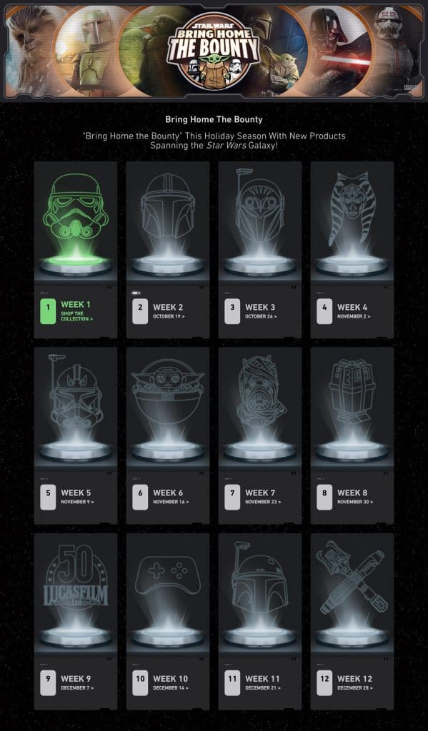 Bring home the bounty - star wars