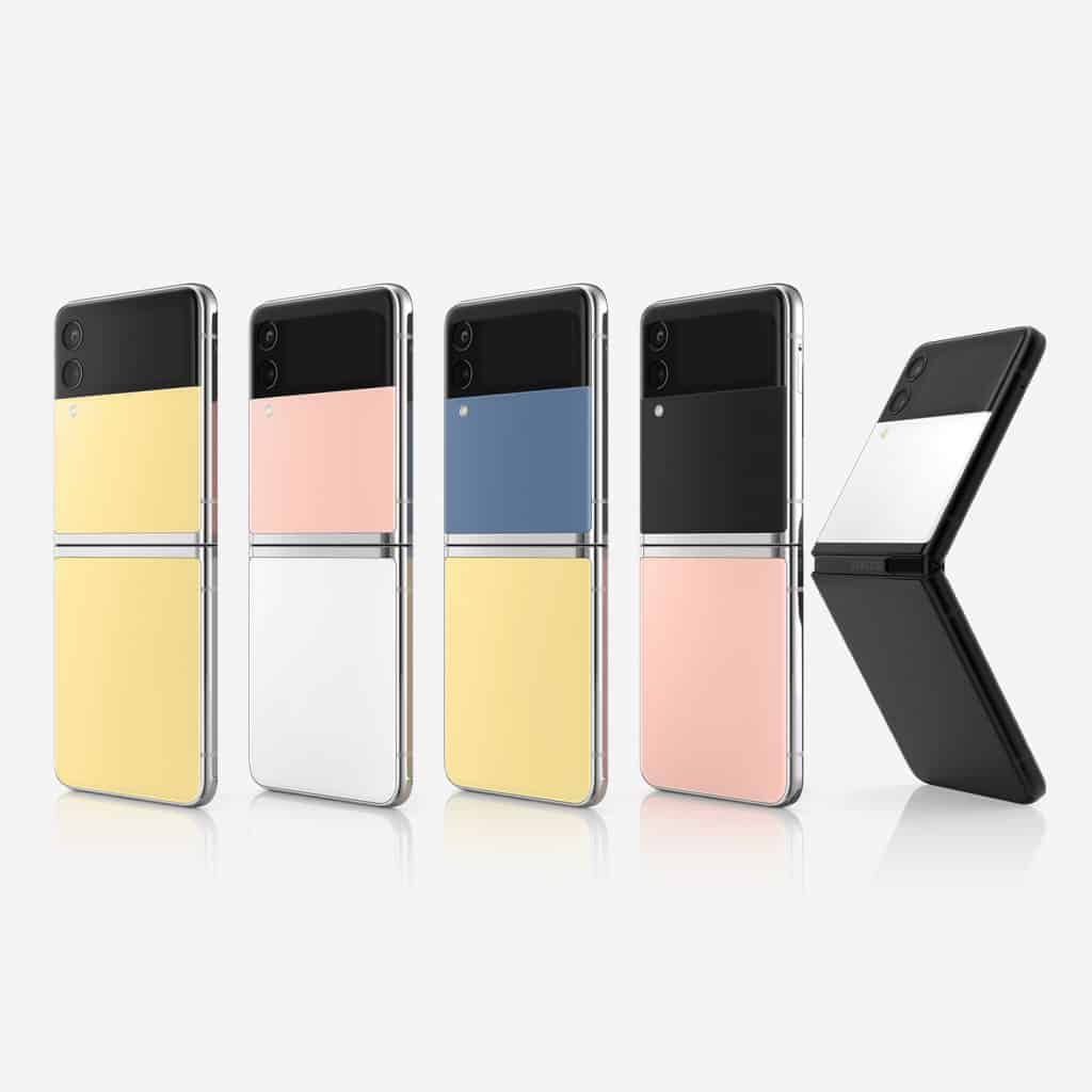 Samsung anuncia Galaxy Z Flip 3 Bespoke. Imagem: Samsung/Divulgação