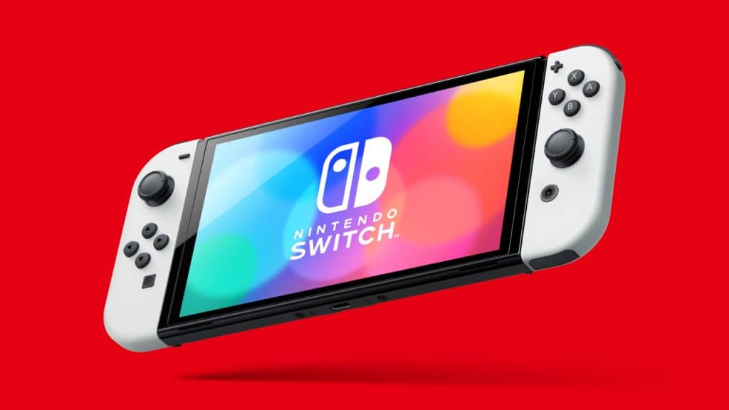 Nintendo Switch OLED: tela tem melhor imagem e é protegida por vidro. Imagem: Nintendo