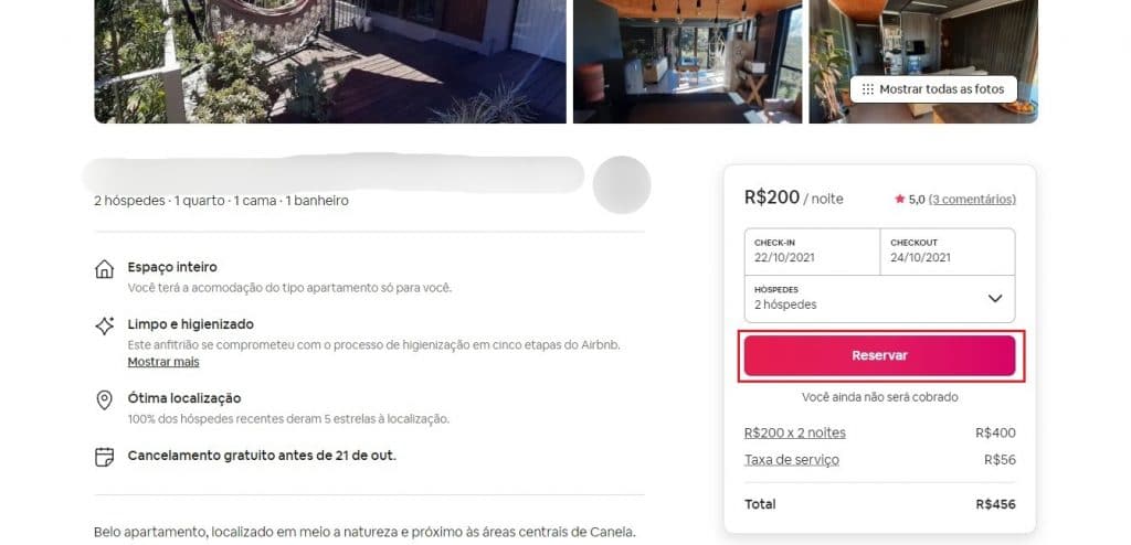 Como reservar um imóvel pelo Airbnb