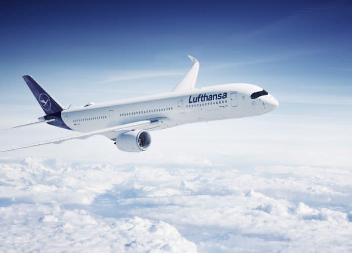Imagem promocional da Lufthansa