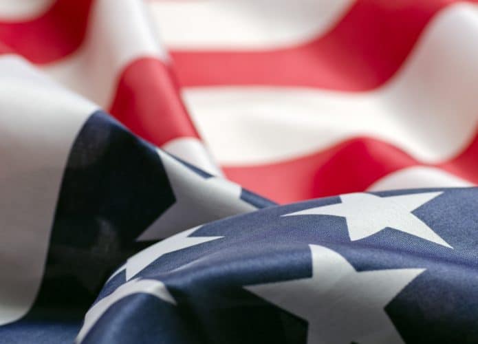 Imagem da bandeira dos Estados Unidos