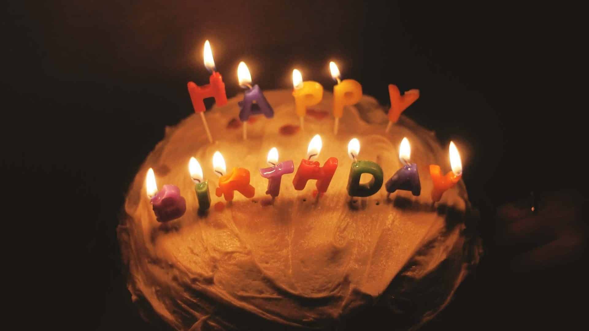 bolo de aniversário