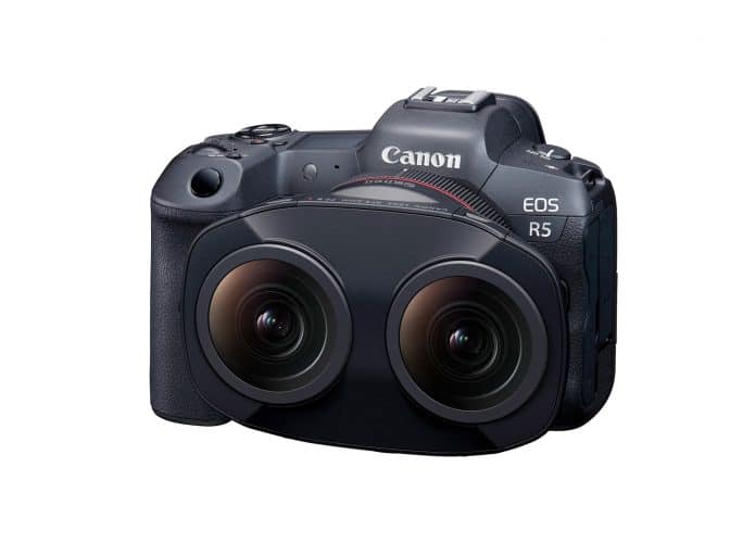 Lente fisheye dupla para realidade virtual da Canon