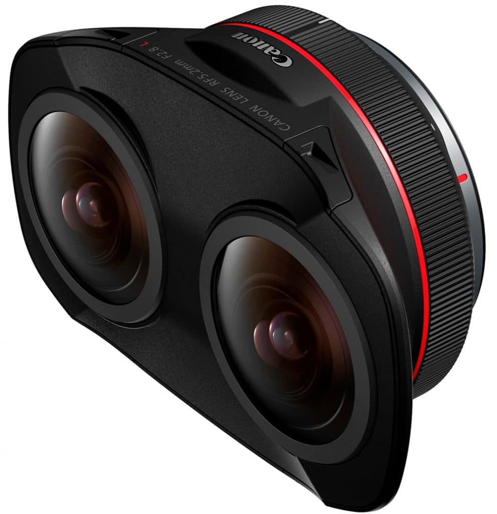 Lente fisheye dupla da Canon
