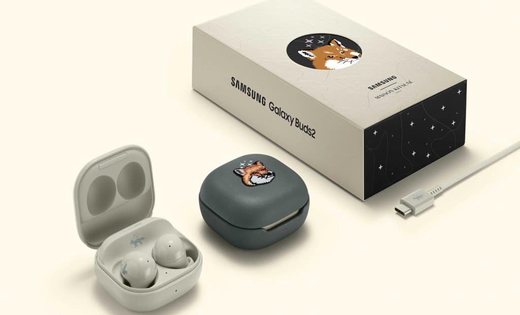 Galaxy Buds 2 Maison Kitsuné Edition (Imagem: divulgação/Samsung)