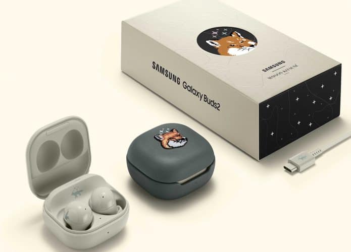 Galaxy Buds 2 Maison Kitsuné Edition (Imagem: divulgação/Samsung)