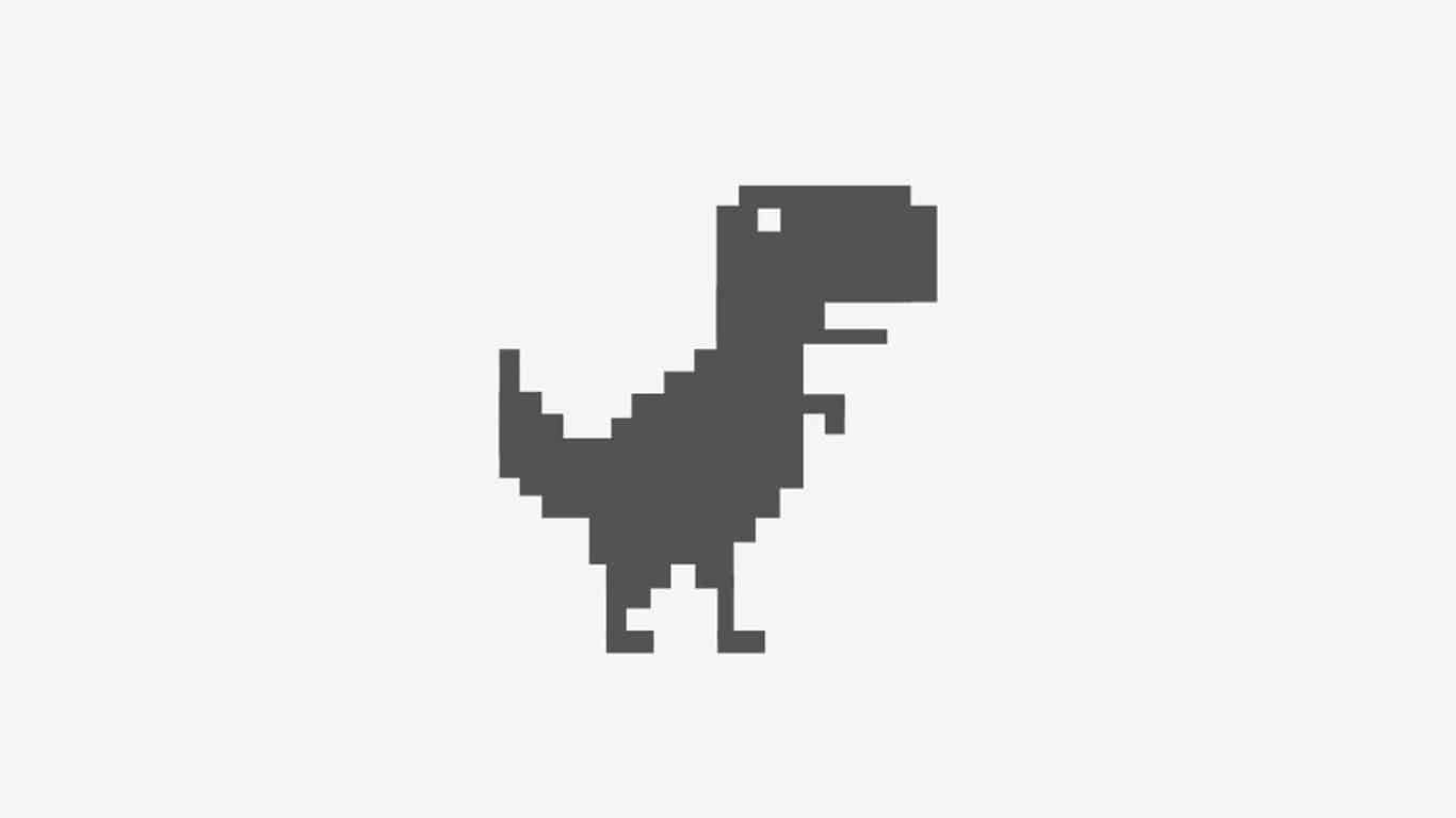 Android 12: Google Chrome recebe atualização com widget com jogo do Dino. Imagem: Google/Reprodução