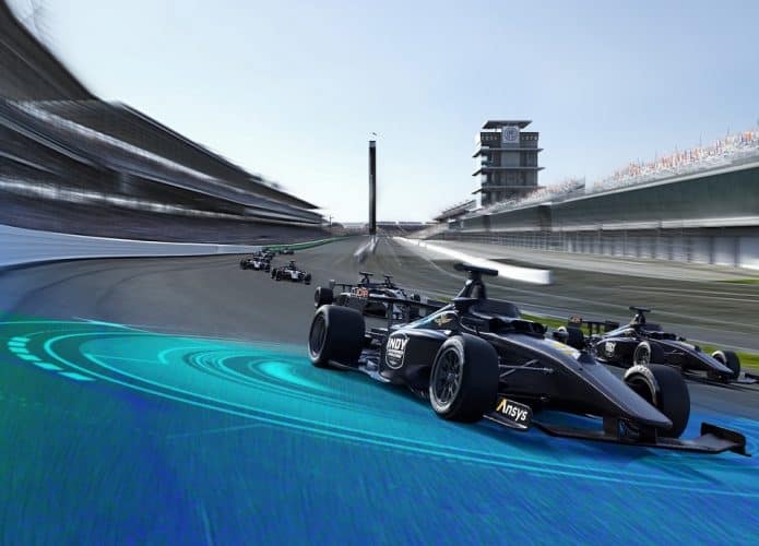 Imagem promocional para a Indy Autonomous Challenge
