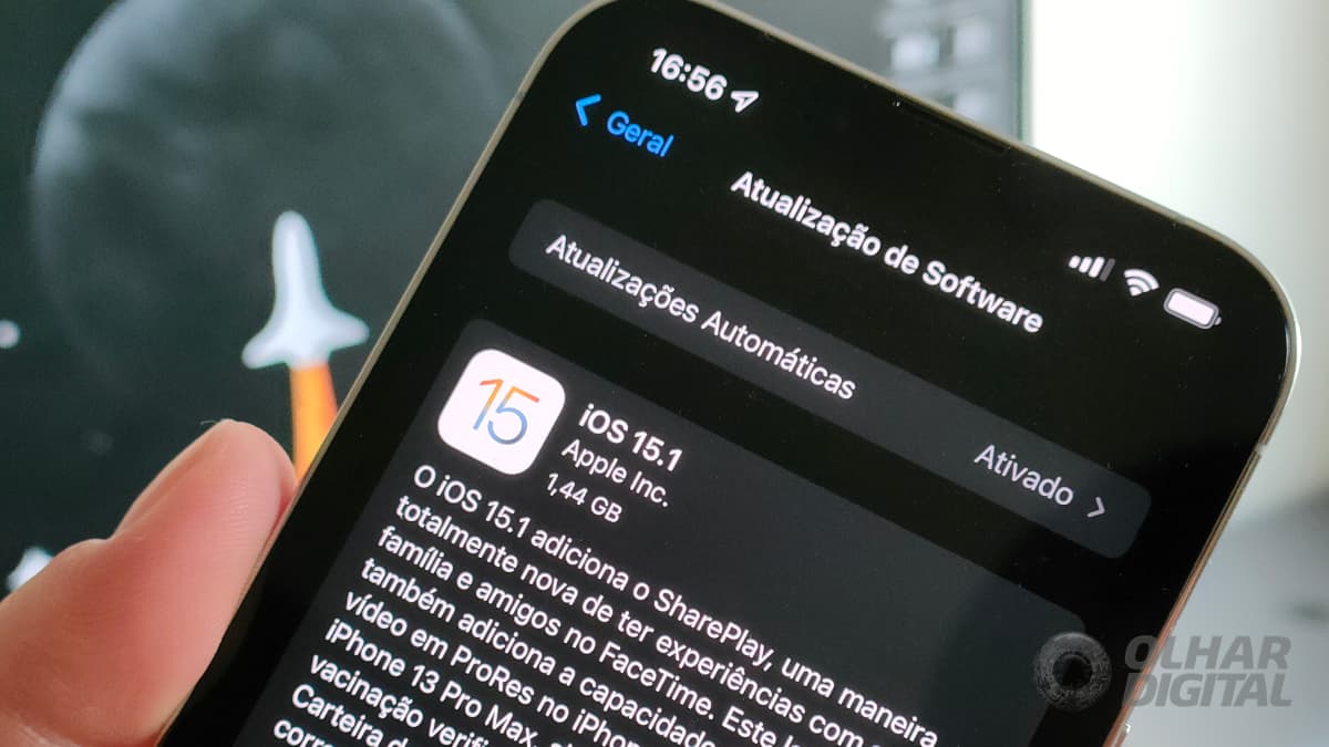 iOS 15.1 (Imagem: André Fogaça/Olhar Digital)