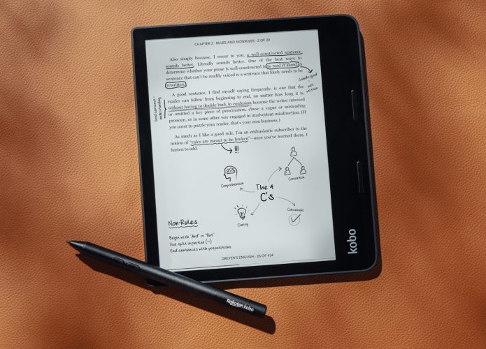 Kobo Sage chega ao mercado em 19 de outubro. Divulgação: Kobo