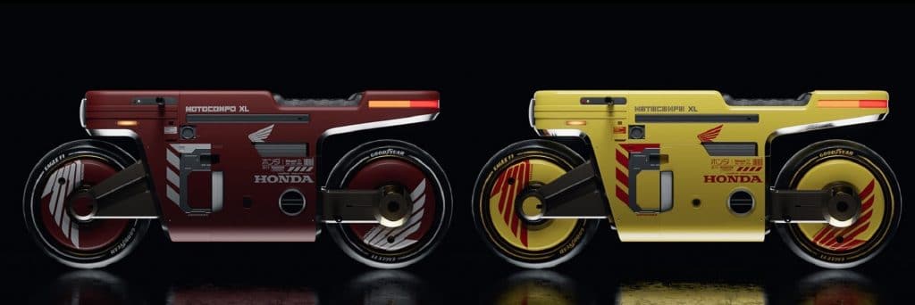 Duas motos do conceito do designer