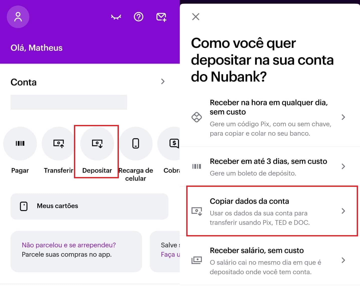 Nubank: saiba como encontrar o número da sua conta - Olhar Digital