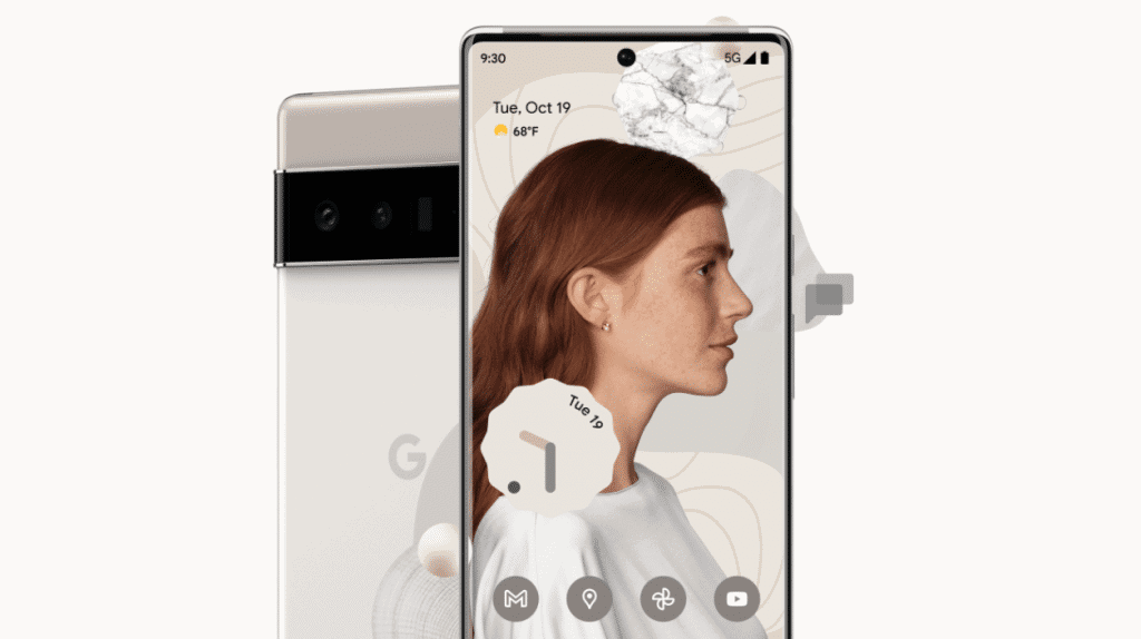 Pixel 6 Pro com chip Google Tensor (Imagem: divulgação/Google)