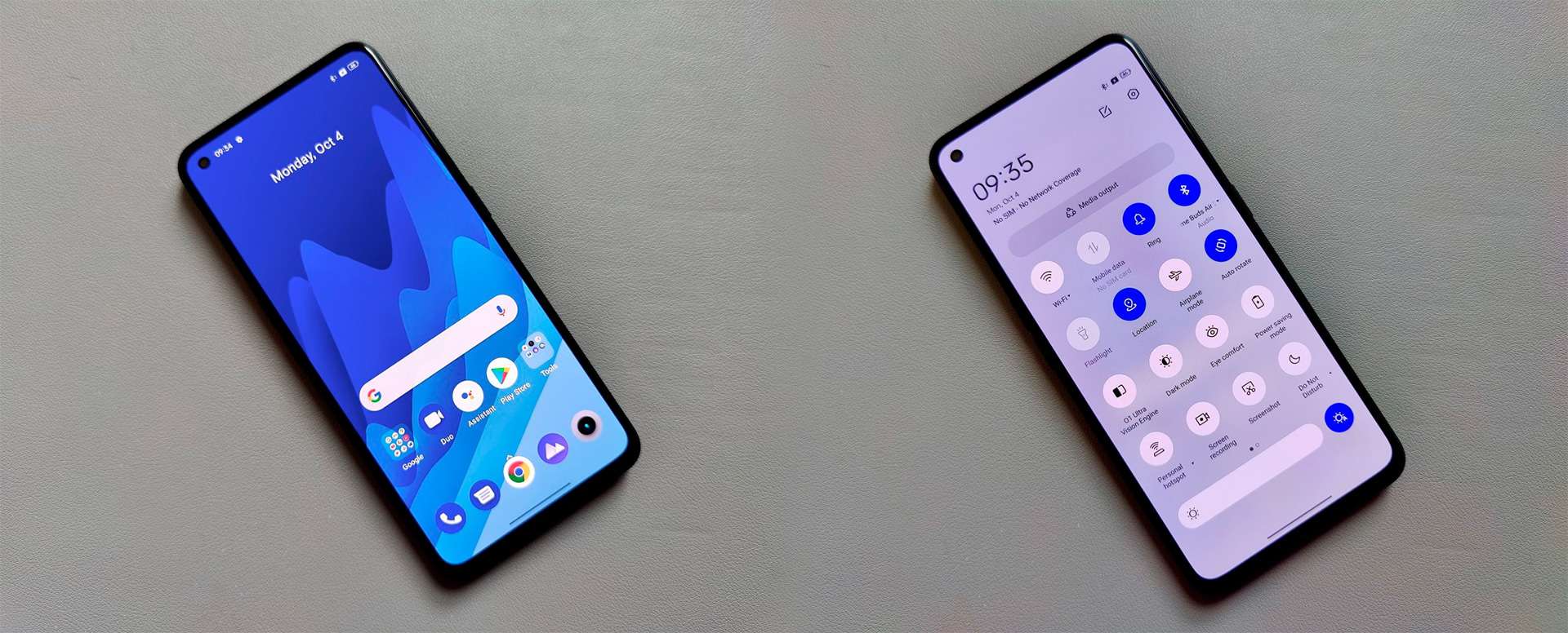 Realme UI 3.0 em smartphones Android na imagem do GSM Arena