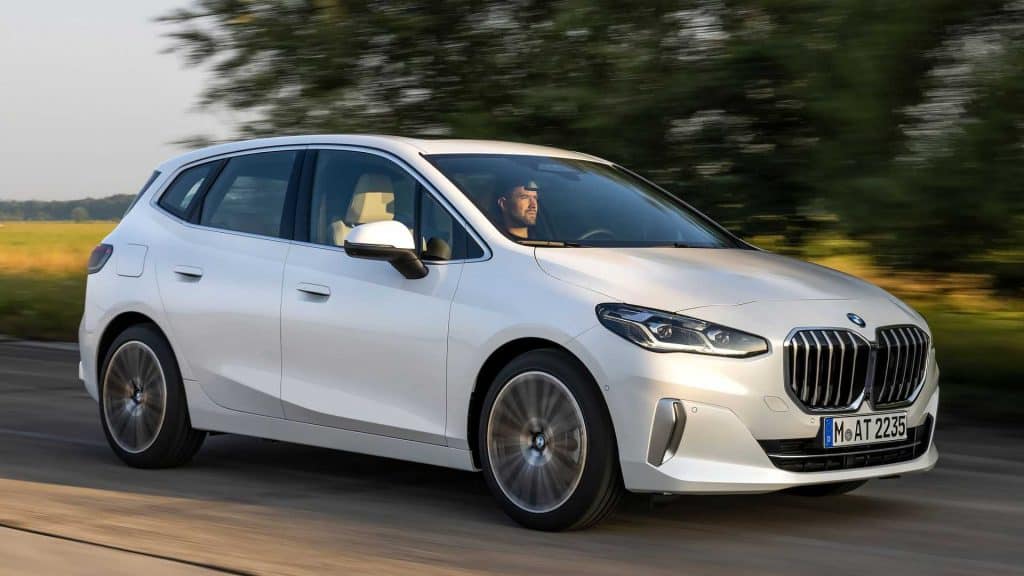 BMW Série 2 na cor branca