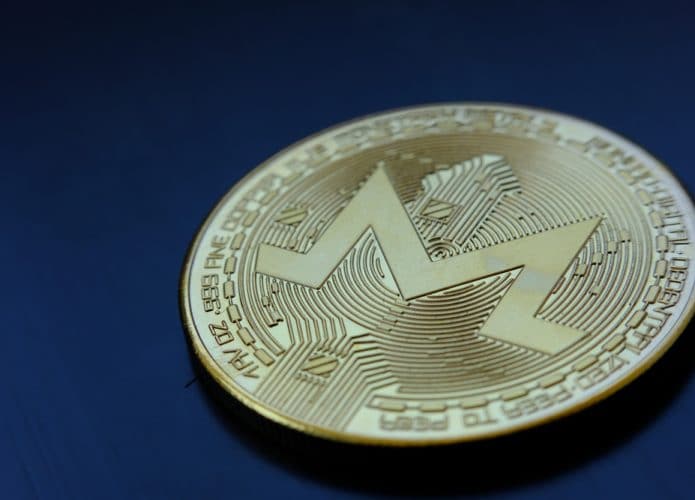 Moeda da criptomoeda Monero