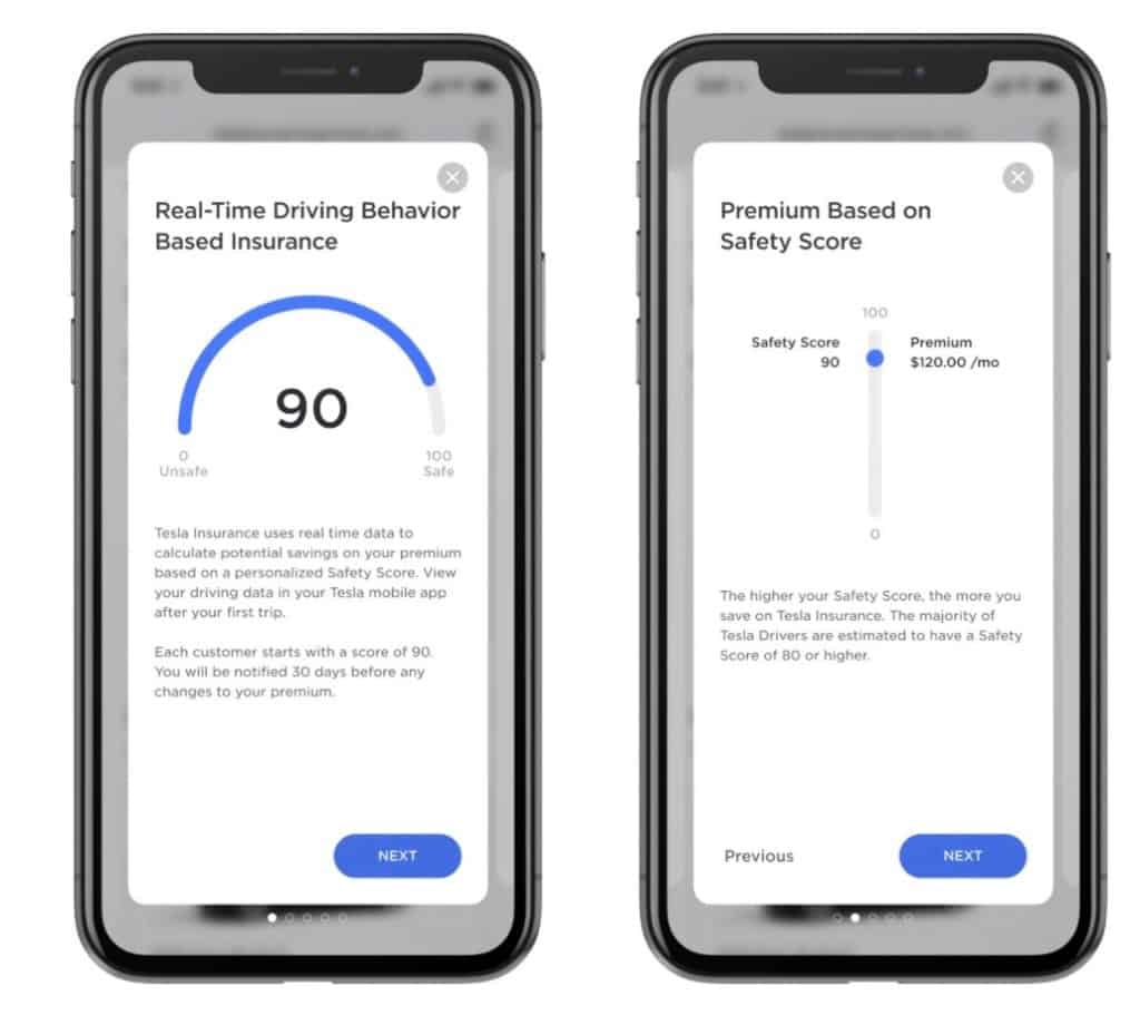 Sistema de pontuação Safety Scores, da Tesla