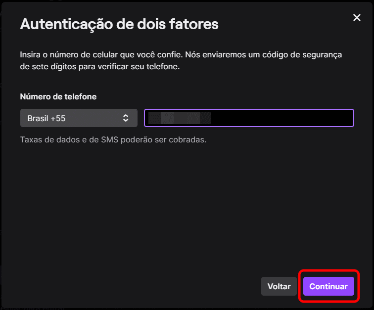 Como configurar a autenticação de dois fatores na Twitch