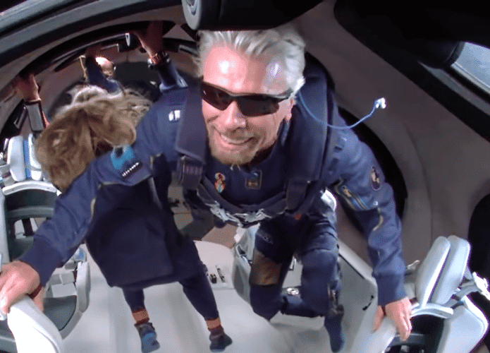 richard branson; virgin galactic