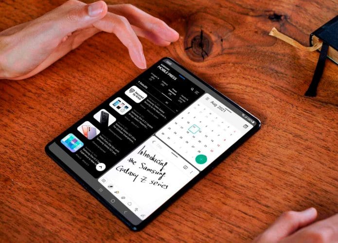 Galaxy Z Fold 3, apesar da expectativa, não foi lançado com leitor de digitais sob a tela
