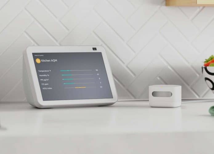Monitor de qualidade do ar da Amazon e Echo Show