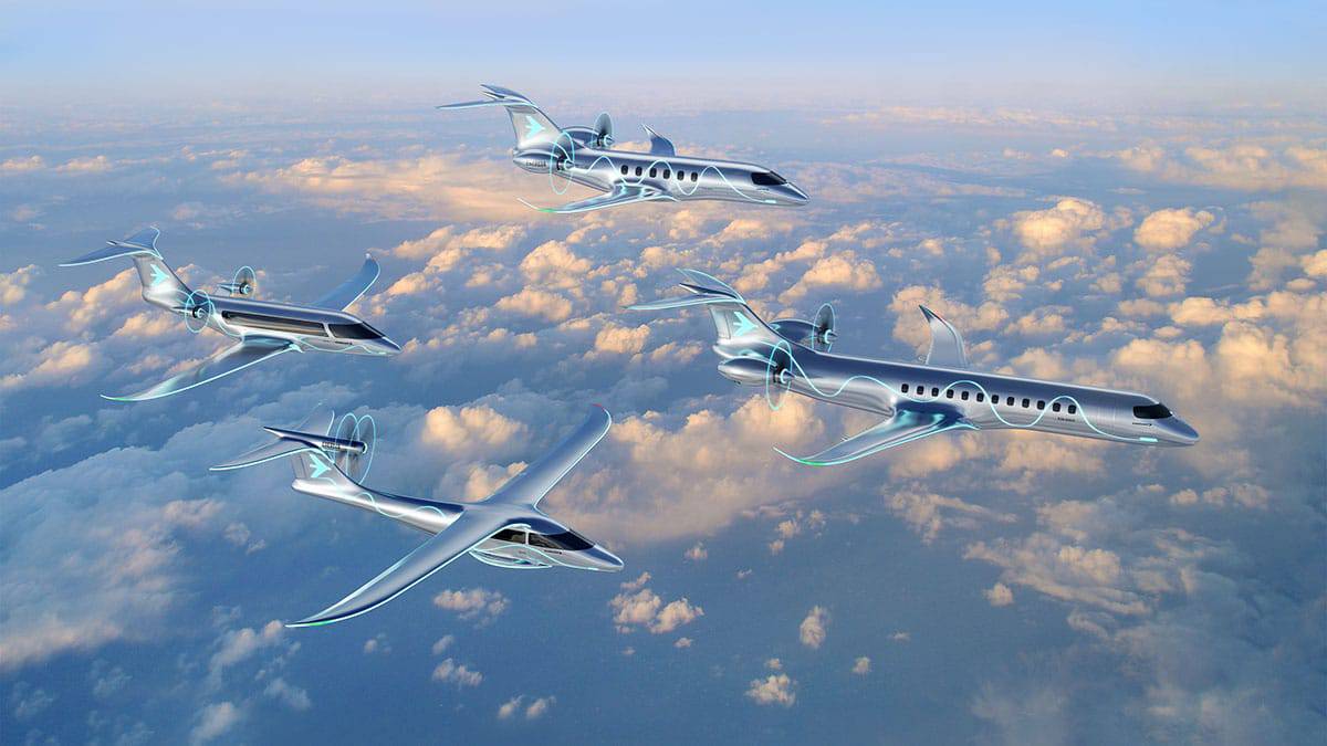 família de aviões elétricos da embraer